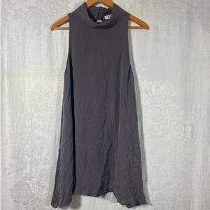 Wilfred 100% Silk Dress Small Plum Tank A Line Knee Length Lined Aritzia Pockets
